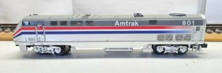 Mth 20 - 2230 - 1 Amtrak 3 Stripe Genesis Diesel Engine 801 With Proto Sound 2.  0