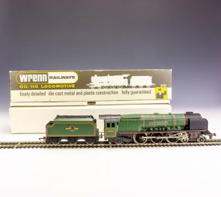 Wrenn Railways 00 Gauge - W2228 4 - 6 - 2 City Green B.  R.  Locomotive - Boxed