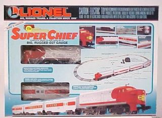 Lionel 6 - 11739 O Scale Santa Fe Chief O Gauge Diesel Passenger Train Set
