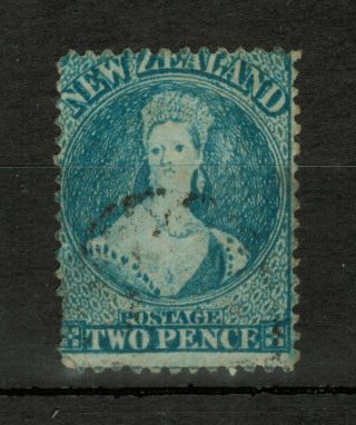 Zealand 1862 Chalon Head Two Pence Watermarked: Star Perf: 13 Plate I 2888
