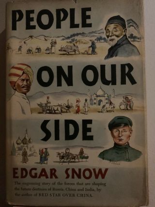 Vintage 1944 People On Our Side Book By Edgar Snow Random House Pub