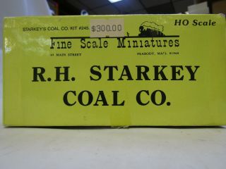 Fine Scale Miniatures Fsm Ho Kit 245 " R.  H.  Starkey Coal Co.  "