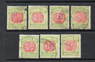 Australia 1938 Sgd112 - D118 Postage Dues Set Of 7