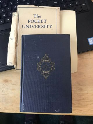 Robert Burns :the Pocket University Vol Xii Poetry Lyrics 1925 Hc Accept.  Cond.