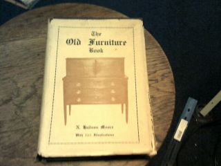 1937 The Old Furniture Book By N.  Hudson Moore