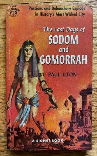 The Last Days Of Sodom And Gomorrah By Paul Ilton.  Signet 1399