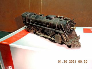 1950 - - 1951 Lionel O Gauge 2 - 8 - 4 Berkshire Locomotive 736 Runs