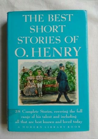 Modern Library/the Best Short Stories Of O.  Henry/26.  3/printed 1967 - 69/with Dj