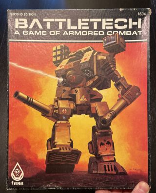 Battletech - A Game Of Armored Combat: 2nd Second Edition (1985) Very Rare Fasa