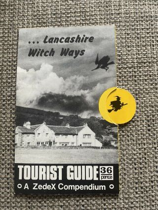 Vintage/ Retro/ Collectable Lancashire Witch Ways Tourist Guide Leaflet