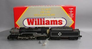 Williams Berk104 O Scale Berkshire 2 - 8 - 4 Erie 3389 Steam Locomotive W/ Digital