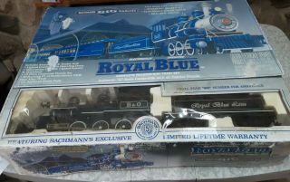 Bachman Big Haulers Royal Blue “g” Scale Electric Train Set Big