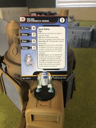 Star Wars Miniatures Revenge Of The Sith R2 - D2 Astromech Droid 17 Very Rare