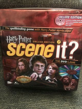 2005 Harry Potter Scene It Deluxe Edition Dvd Game