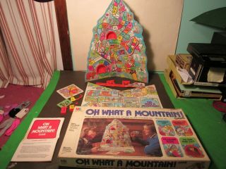 Milton Bradley Oh What A Mountain Game Nearly Complete Box Instructions