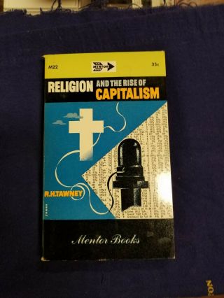 Religion And The Rise Of Capitalism Vintage Paperback Mentor M22