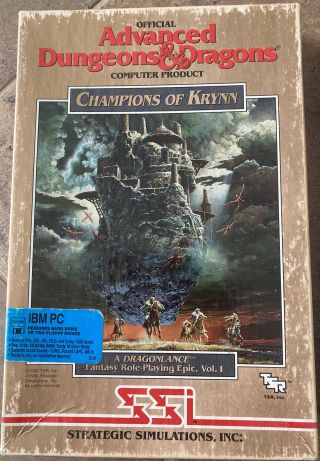 Advanced Dungeons And Dragons Dragonlance Trilogy Pc Games,  Set Of 3 Games
