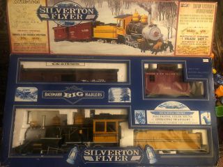 Bachmann Big Hauler Silverton Flyer G Scale Steam Locomotive Train Set