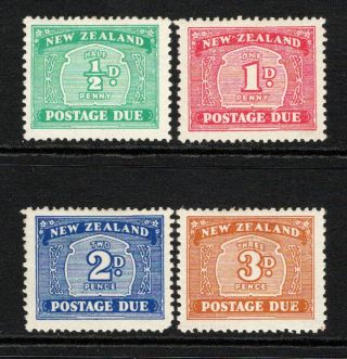 Zealand 1939 - 49 Postage Due Set Sgd41 - D44 Lm/mint