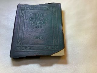 The Gold Bug By Edgar Allen Poe,  Little Leather Library: Redcroft Ed.  1920 