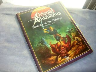 1986 Tsr Add Dungeon & Dragons 0a1 Oriental Adventures Swords Of Daimyo 9164 Nr