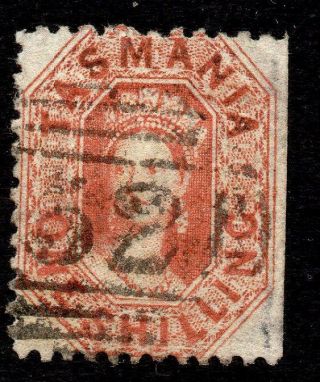 Tasmania 1875 1/ -.  Sg 141 Sound Fine Collectable Stamp No Hidden Faults