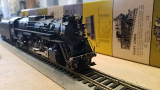 Ho Scale Ahm Rivarossi Pere Marquette 1222 Berkshire 2 - 8 - 4 Steam Locomotive