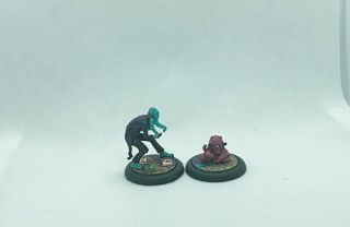 Malifaux Neverborn Coppelius & Daydream Well Painted,  Magnetized,  Wyrd Base
