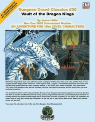 Goodman Gam Dcc D20 Vault Of The Dragon Kings (gen Con 2005 Tournament Mod Vg