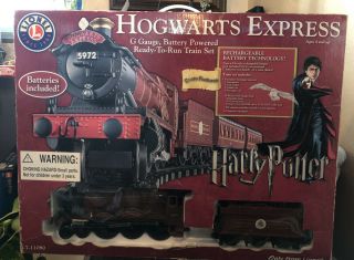 2012 Lionel Harry Potter Hogwarts Express G - Gauge Train Set 7 - 11080