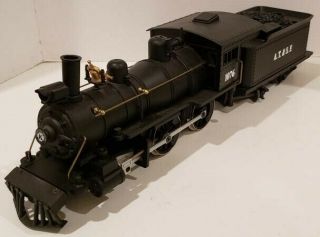 Santa Fe 1076 G Gauge 4 - 4 - 0 Steam Locomotive And Tender