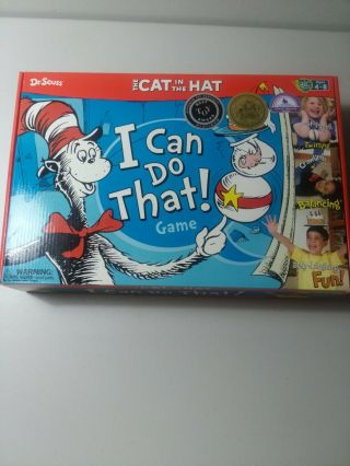 Dr.  Seuss Cat In The Hat I Can Do That Game