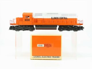 O Gauge Lionel 6 - 18210 Ic Illinois Central 3 - Rail Sd - 40 Diesel 6006 W/ Horn