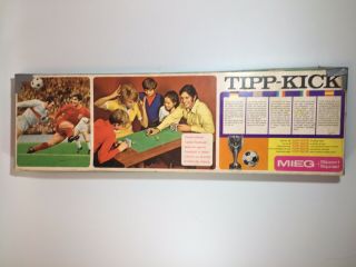 Vtg 1968 Tipp - Kick Game Table Top Soccer Football German Mieg Sport
