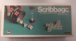 Vintage 1968 Scribage Game 100 Complete Quality Game