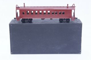 Ho Scale Hallmark Models Brass Atsf Drover Car W/ Box Painted Red