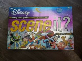 Disney Scene It Dvd Trivia Board Game 2004 Pixar First Edition Complete