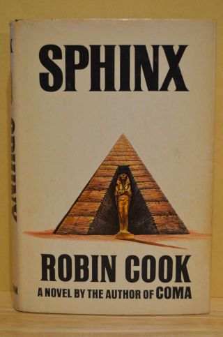 Sphinx By Robin Cook (author Of Coma) 1979 Hardback W Dust Jacket Book Club Ed
