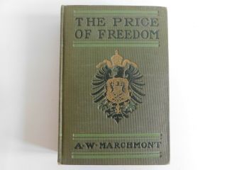 Antique Book The Price Of Freedom Or In The Grip Of Hate 1903 Murder Mystery