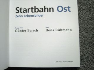 STARTBAHN OST DDR G.  Bersch FOTOGRAFIE ORTS - LANDESKUNDE ZEITGESCHICHTE 2000 EA 3