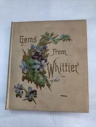 Gems From Whittier Floral Pics Dewolfe Fiske & Co 1904 Coronal Series