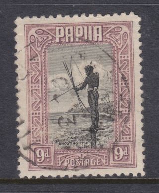 Papua: 1932 Pictorial 9d And Scarce