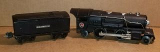 Vintage Pre - War Lionel O Scale 259 Steam Locomotive & Tin 2689t Tender Car Set