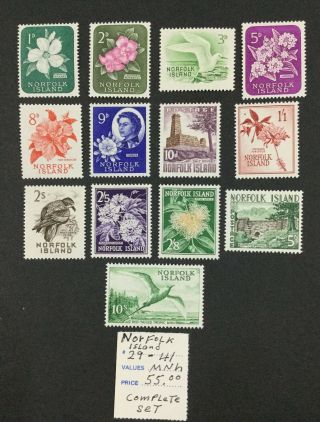 Momen: Norfolk Island Stamps Og Nh Lot 5673