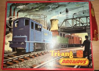 Triang Hornby Rs.  43 Diesel Freight Train Set With Box