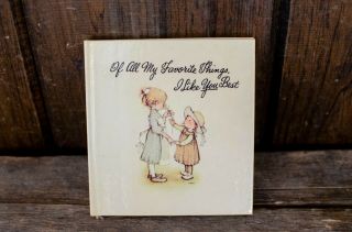 Vintage,  Of All My Favorite Things I Like You Best,  Pocket Book For Little Girls