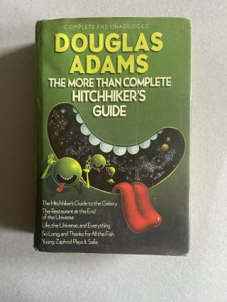 1989 Douglas Adams The More Than Complete Hitchhiker 