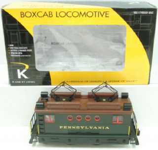 Lionel K - Line 6 - 21267 Pennsylvania Boxcab Electric Locomotive W/horn Ex/box