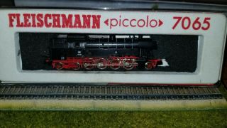 German Trix Fleischmann N - Scale 7065 (2 - 8 - 4) Db Tank Loco/ob Rd 65 018