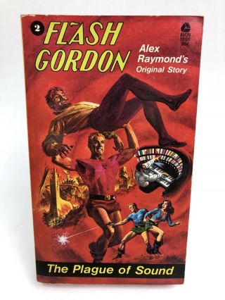 Flash Gordon 2 The Plague Of Sound Avon Alex Raymond Space Adventure Sci - Fi